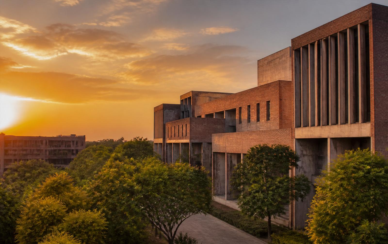 IIT Hyderabad campus at golden hour